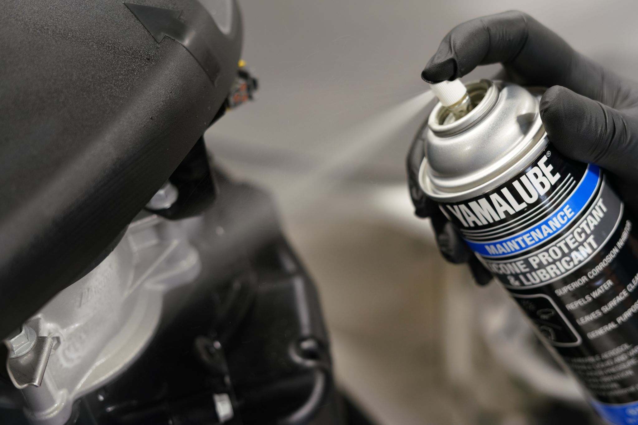 Boat winterization service preparation